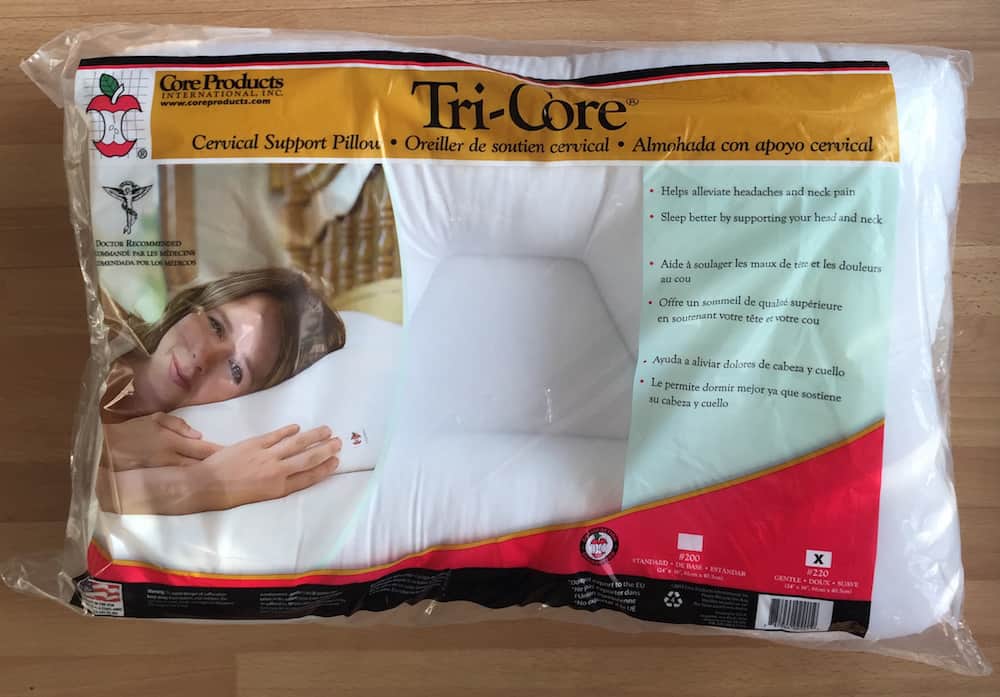 tri pillow