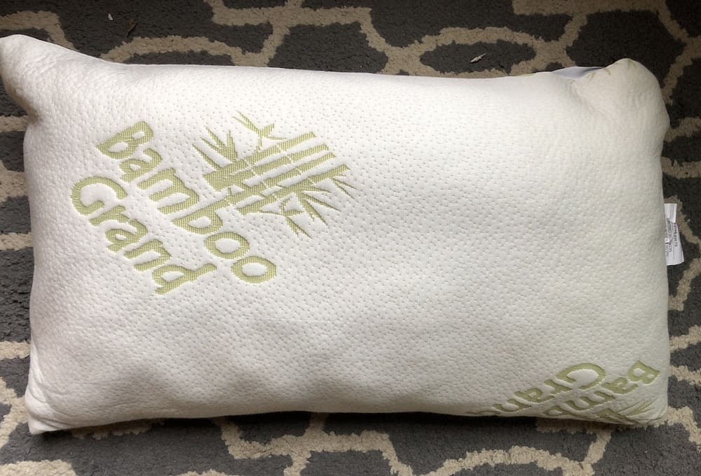 My bamboo store pillow is flat