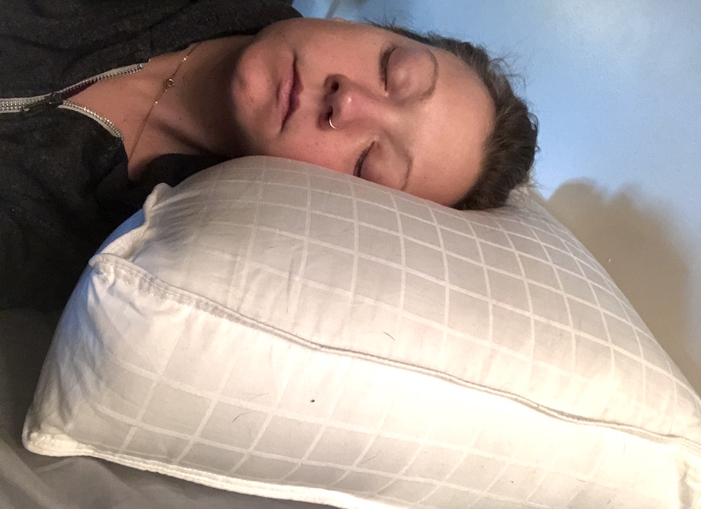 beyond down side sleeper pillow