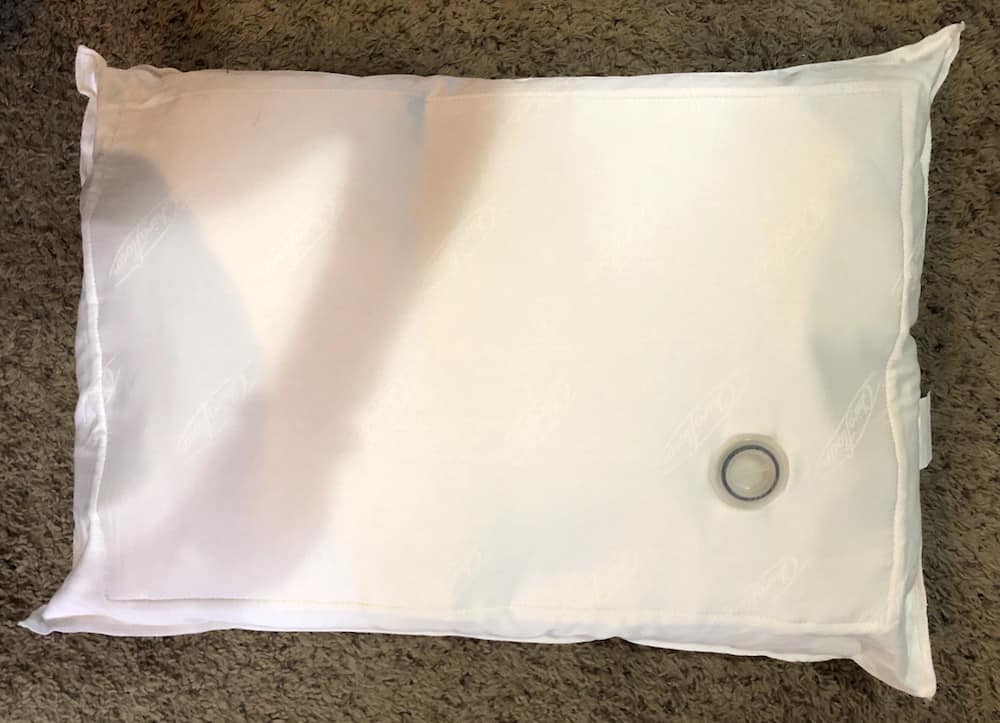 Water filled clearance pillow