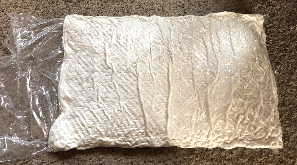 Xtreme Comforts Bamboo Shredded Memory Foam Pillow Wrapped