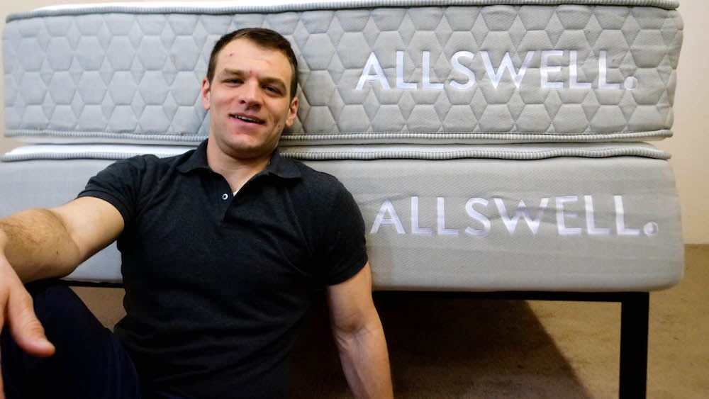 The Allswell Luxe 12 Bed in a Box Hybrid Mattress, Queen 