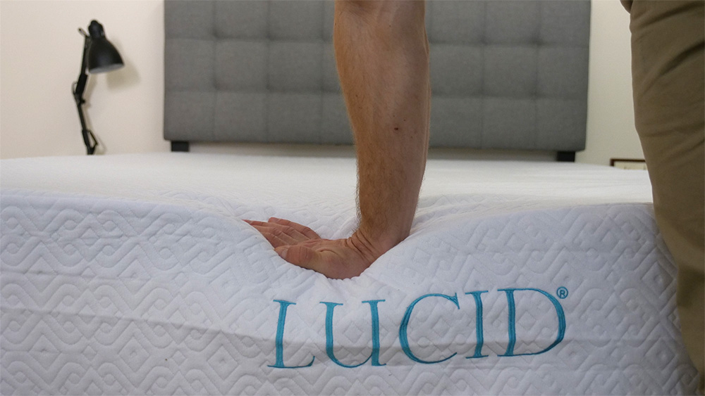 Lucid mattress hand press