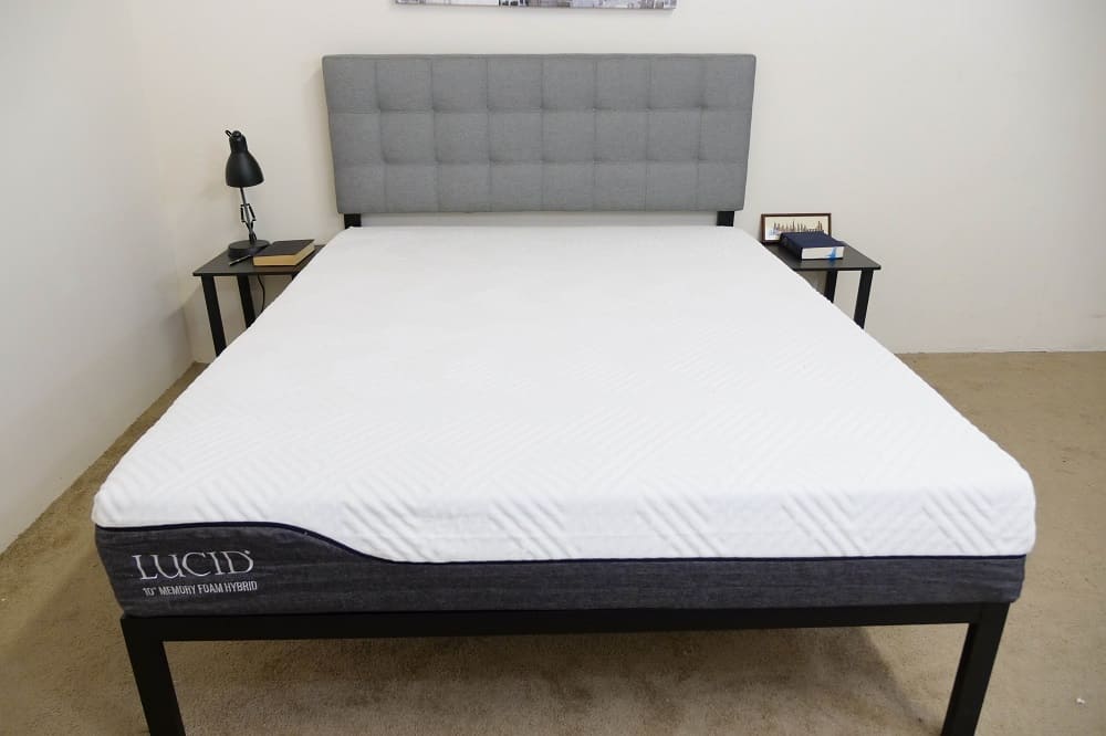 lucid hybrid mattress fiberglass