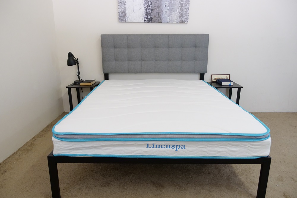 linenspa 8-inch hybrid queen mattress