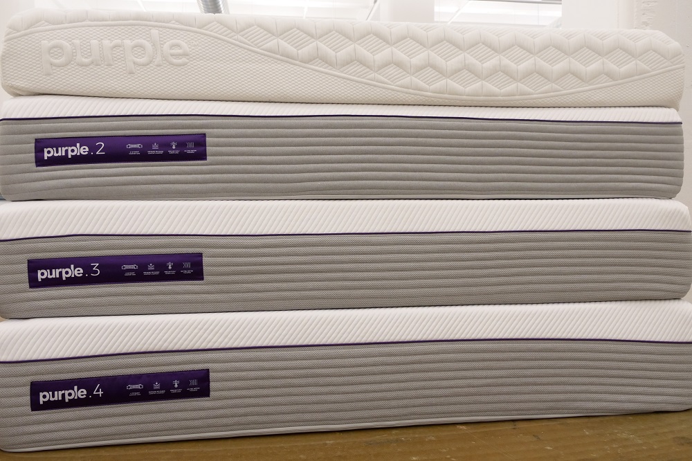 Purple Comparison Mattress Stack