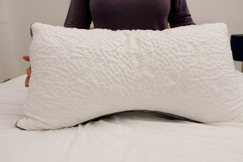 Side Sleeper Easy Breather Pillow | Adjustable Crescent-Shaped Pillow