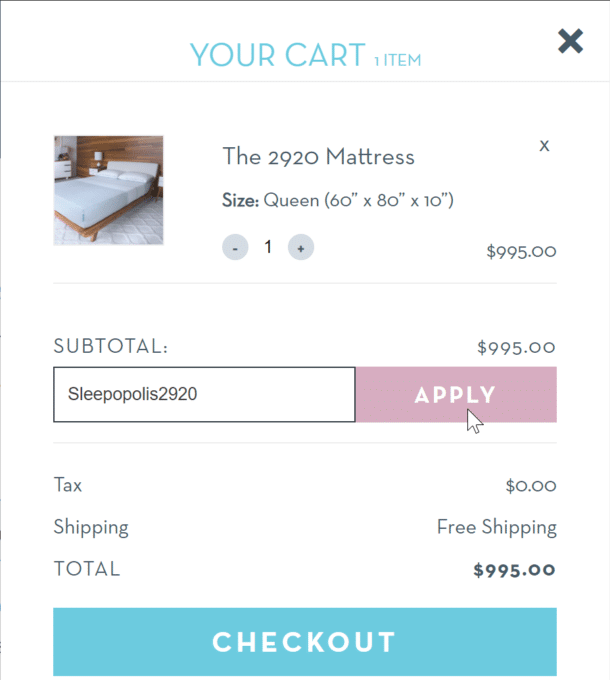 2920 Mattress Promo Code (2024) Sleepopolis