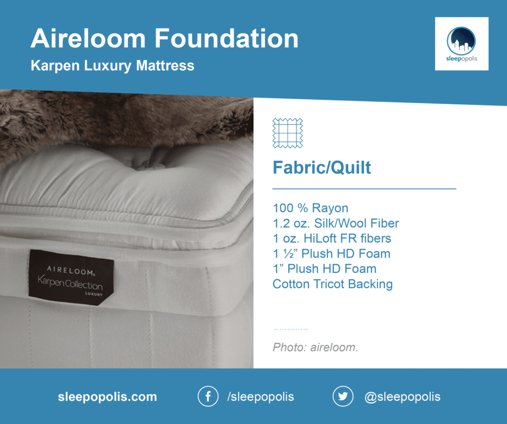 Karpen Luxury fabric and quilt