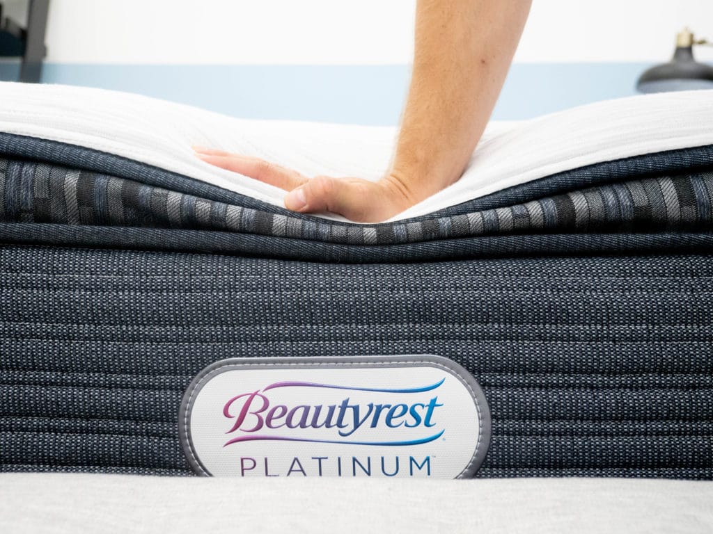 Beautyrest platinum shop pillow top mattress