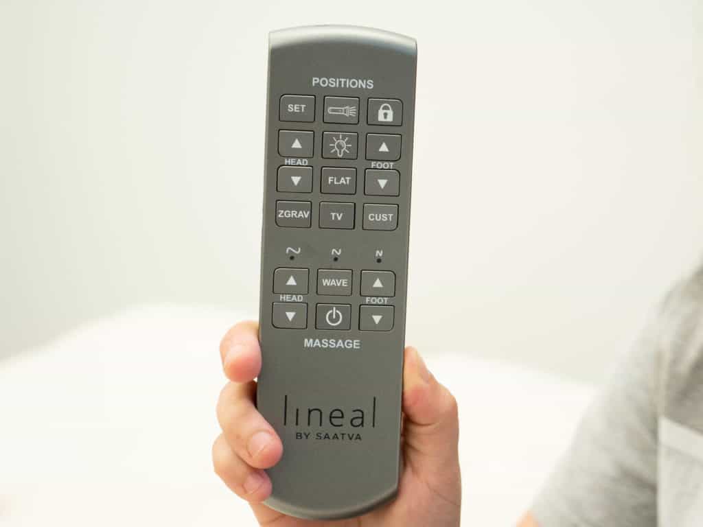 Lineal Adjustable Bed remote