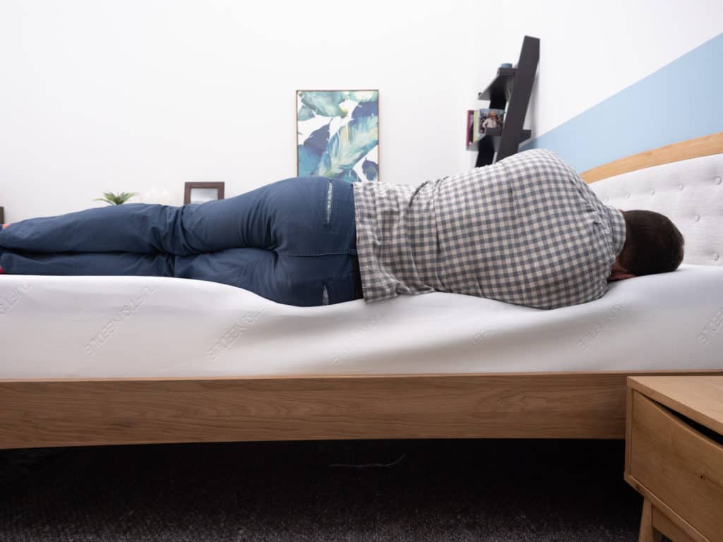 Side sleeping on the Tuft and Needle mattress