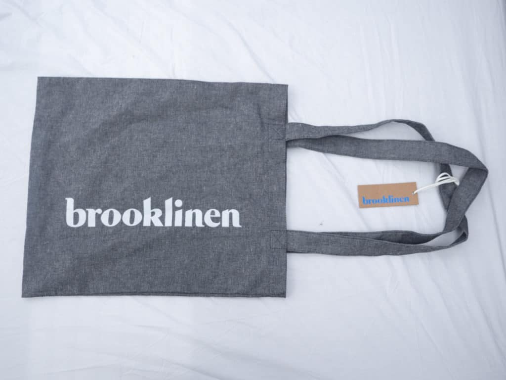 Brooklinen sheets bag
