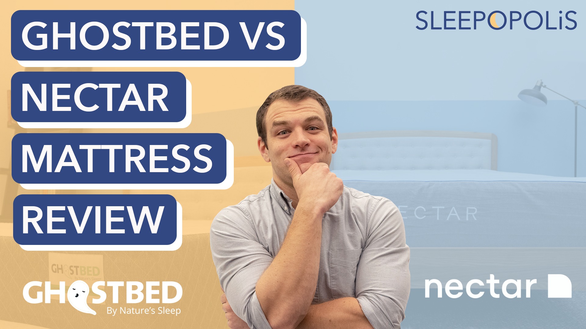 Two mattresses enter the battle in our GhostBed vs Nectar review. 
