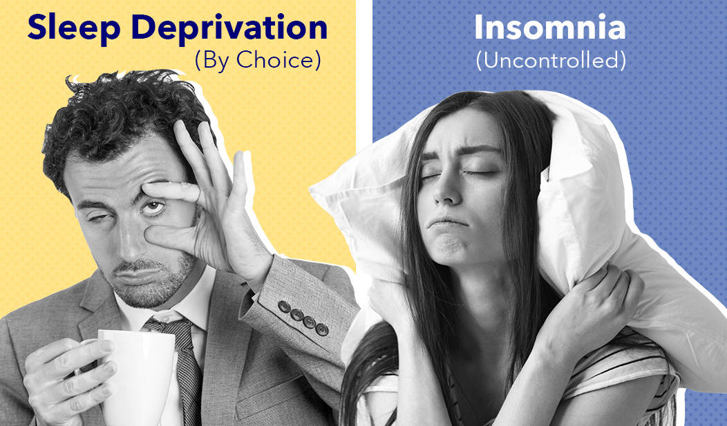 Insomnia vs sleep deprivation