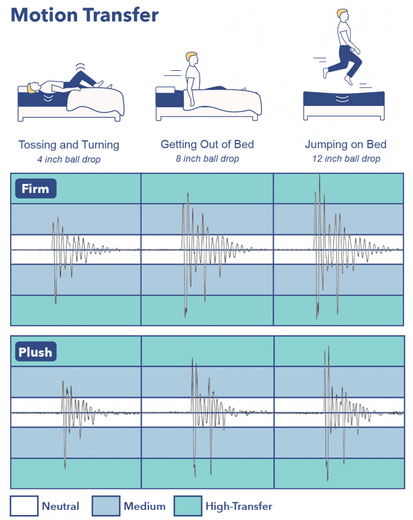 Zenhaven mattress motion transfer