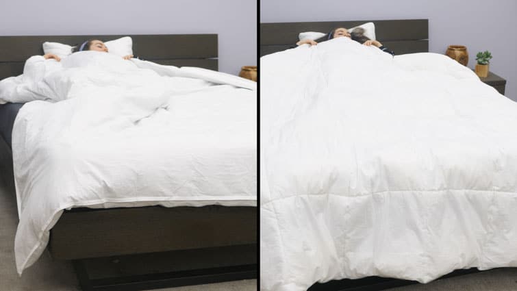 Duvet Vs Comforter Is There A Difference, How Much Bigger Should Duvet Cover Be