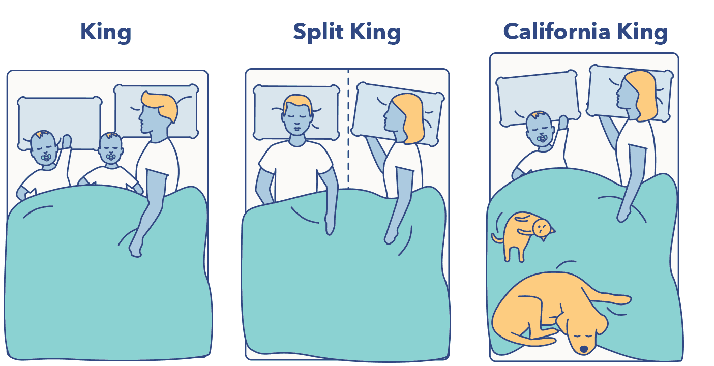 Bed Sizes (2021)   Exact Dimensions for King, Queen, and Other Sizes