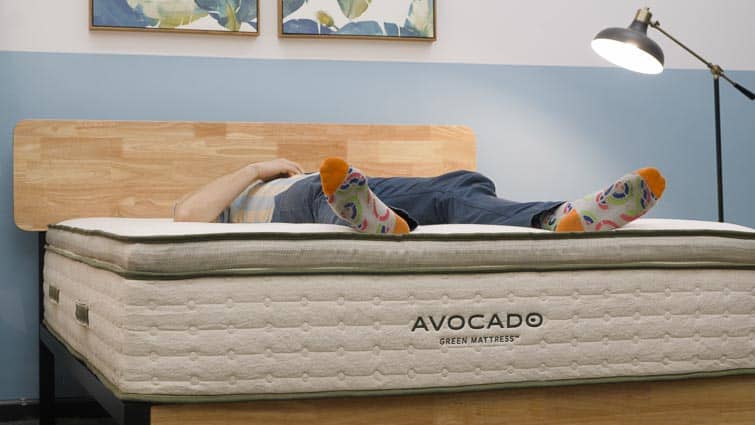 avocado green pillow top