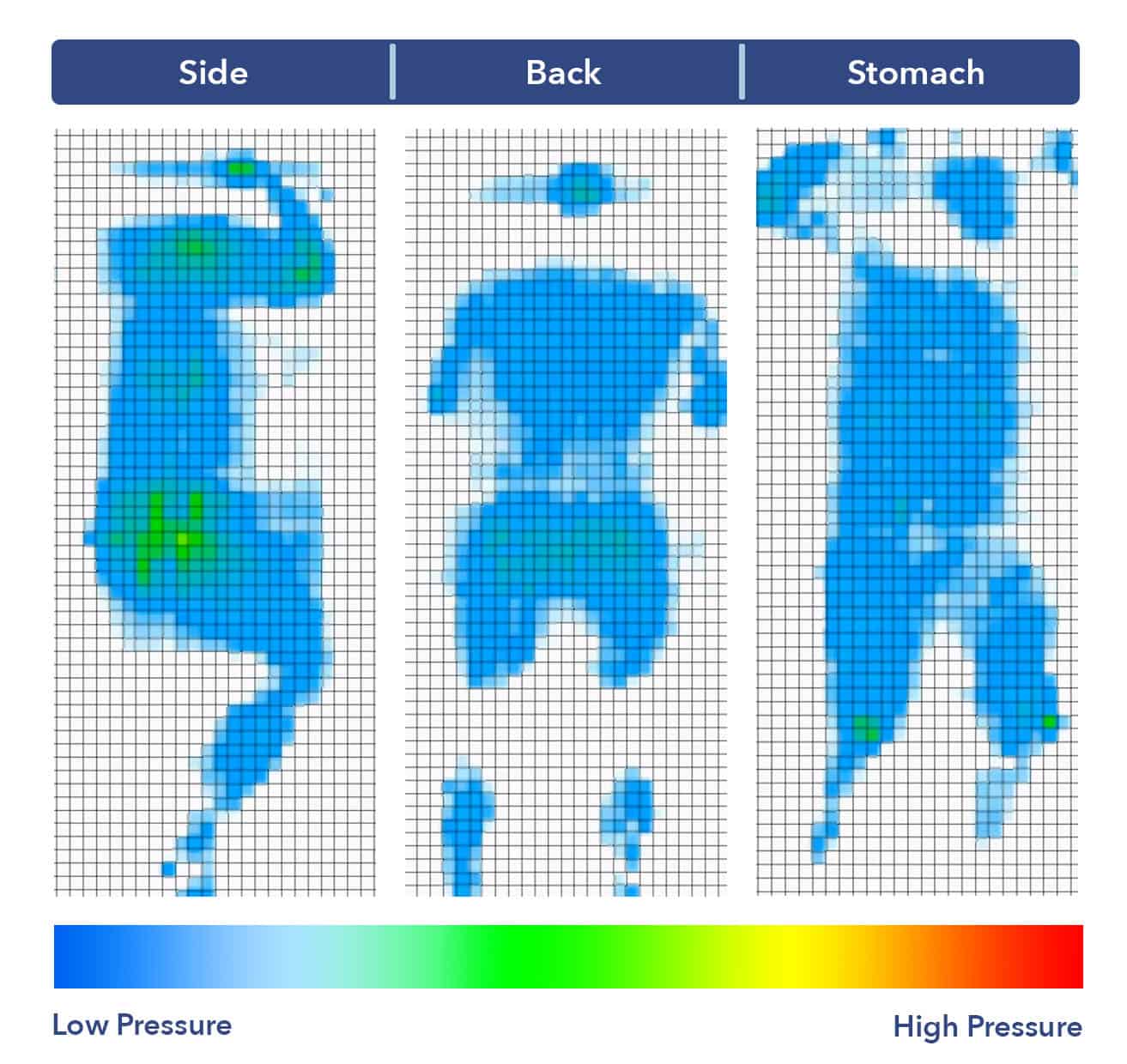 MyPillow Mattress Pressure Map