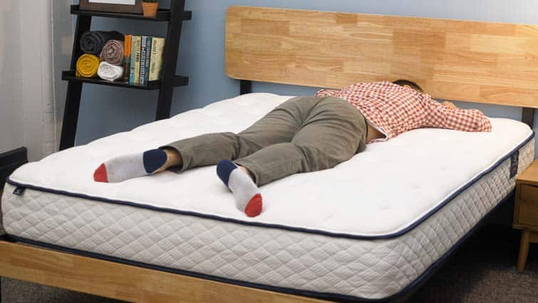 Stomach sleeping on the WinkBeds MemoryLux