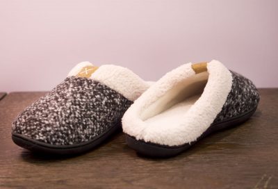 Hellosports Womens Cozy Memory Foam Slippers Fuzzy Wool-Like Plush