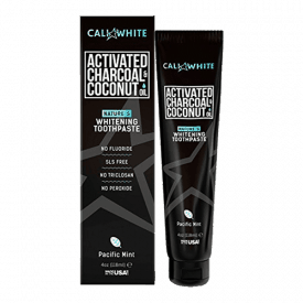 Cali White Activated Charcoal & Organic Coconut Oil Whitening Toothpaste