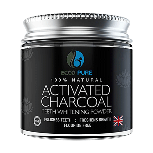 Ecco Pure Natural Activated Charcoal Teeth Whitening Powder 