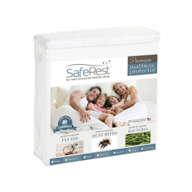 SafeRest Premium Hypoallergenic Waterproof Mattress Protector