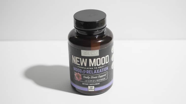 Bottle of Onnit New Mood Supplement 