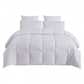 Decroom 100% Cotton Quilted Down Comforter