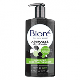 Bioré Deep Pore Charcoal Cleanser Daily Face Wash for Oily Skin