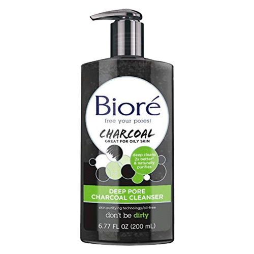 Bioré Deep Pore Charcoal Cleanser Daily Face Wash for Oily Skin