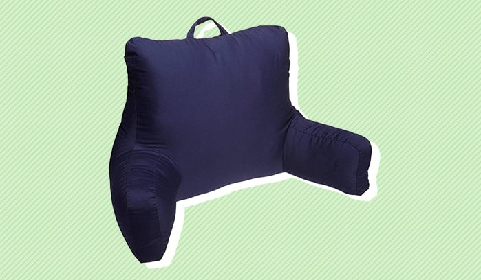 Husband Pillow Dark Blue, Original Reading Pillow in Bed Rest