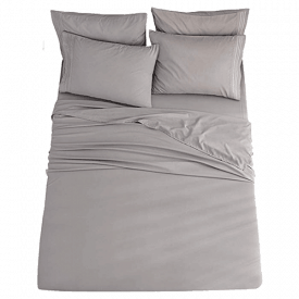 Details about   EASELAND King Size 6-Pieces Bed Sheets Set 1800 Series Microfiber Wrinkle & Fade 