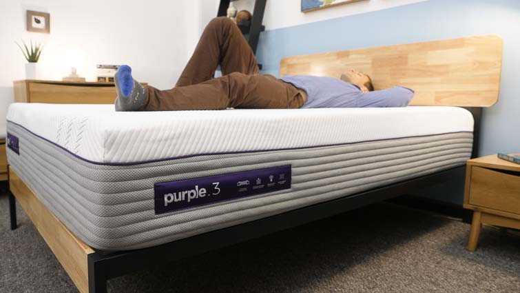 purple hybrid mattress review