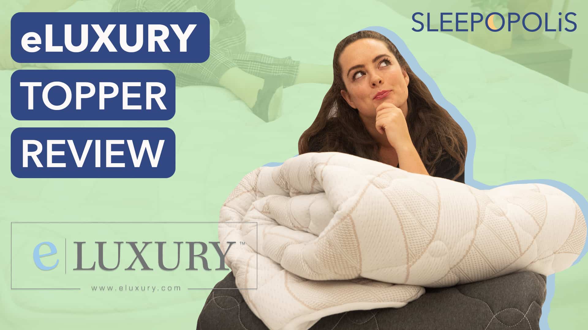 eluxurysupply mattress topper review