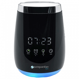 PureGuardian SPA260 Ultrasonic Cool Mist Deluxe Aromatherapy Essential Oil Diffuser with Touch Controls & Alarm Clock