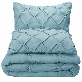 AmazonBasics Pinch Pleat Comforter Bedding Set