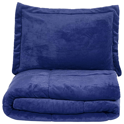 AmazonBasics Ultra-Soft Micromink Sherpa Comforter Set
