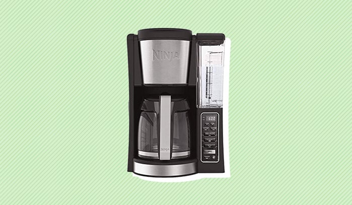 Ninja 12 Cups Automatic Drip Coffee Maker Black/Stainless Steel (CE201) 