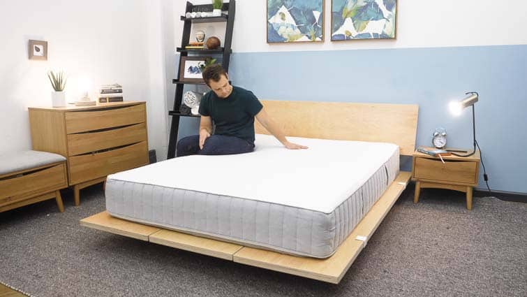 floyd bed frame mattress slides off