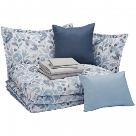 AmazonBasics 10-Piece Comforter Bedding Set