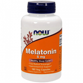 NOW Supplements 5mg Melatonin Tablets