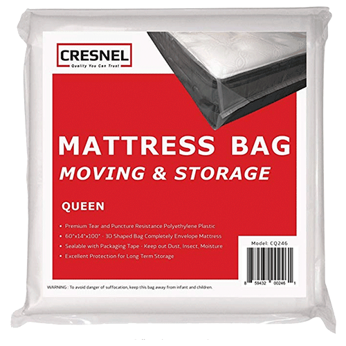 CRESNEL Mattress Bag for Moving & Long-Term Storage