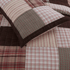 Cozy Line Home Fashions Patchwork Quilt Bedding Set