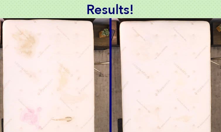 mattress cleaning results