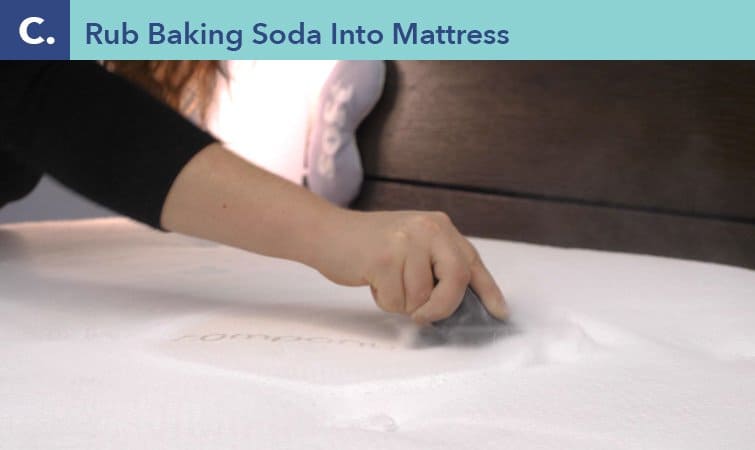 How to clean a mattress-step three