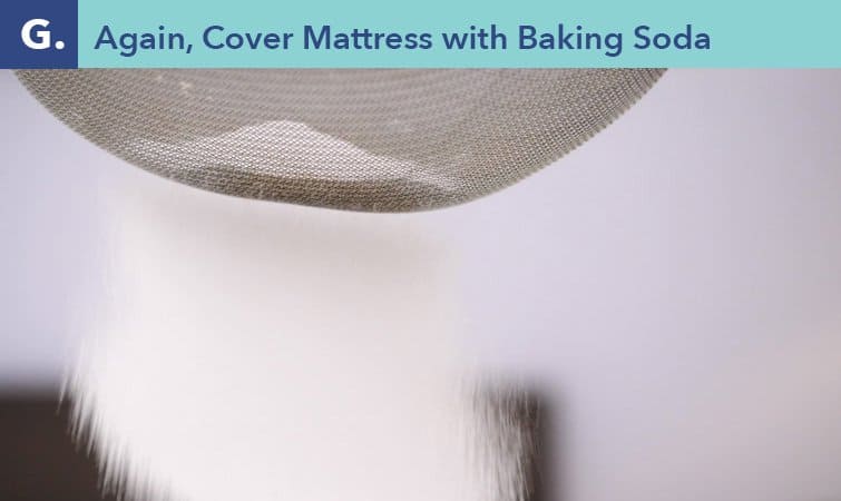 How to clean a mattress-Step seven