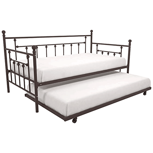 DHP Manila Metal Framed Daybed with Trundle